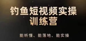 0基础学习钓鱼短视频系统运营实操技巧,钓鱼再到系统性讲解定位ip策划技巧-知乎者也
