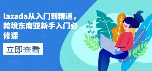 lazada从入门到精通,跨境东南亚新手入门必修课-知乎者也