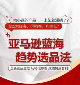 亚马逊蓝海趋势选法,全新选品思维,玩转信息差-知乎者也