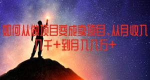 如何从做项目变成卖项目,从月收入几千到月入几万【揭秘】-知乎者也