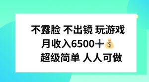 不露脸 不出境 玩游戏，月入6500 超级简单 人人可做【揭秘】-知乎者也
