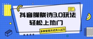 抖音朦胧诗3.0.轻松上热门,多种变现方式月入过万【揭秘】-知乎者也