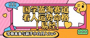 国学蓝海赋能赛道,零基础学习,手把手教学独一份新手小白月入1W+【揭秘】-知乎者也