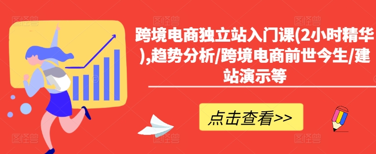 跨境电商独立站入门课(2小时精华),趋势分析/跨境电商前世今生/建站演示等-知乎者也