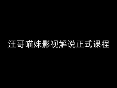 汪哥影视解说正式课程：剪映/PR教学/视解说剪辑5大黄金法则/全流程剪辑7把利器等等-知乎者也