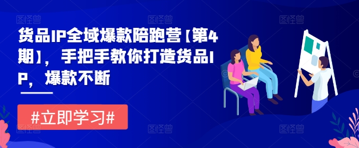 货品IP全域爆款陪跑营【第4期】,手把手教你打造货品IP,爆款不断-知乎者也