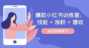 爆款小红书训练营,技能 + 涨粉 + 增收,用好小红书,做你喜欢又擅长的事,涨粉又赚钱-知乎者也