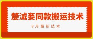 抖音96万粉丝账号【嫠㵄㚣】同款搬运技术-知乎者也