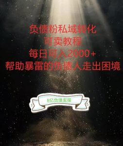 负债粉掘金计划,帮助负债者解决问题,债务规划,债务重组,最好的变现方式【揭秘】-知乎者也