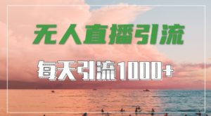 抖音快手视频号全平台通用,无人直播引流法,超暴力引流1000+高质量精准创业粉【揭秘】-知乎者也
