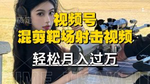 利用海外靶场射击视频,赚视频号分成收益,操作简单,适合宝妈,上班族【揭秘】-知乎者也