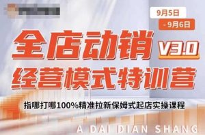全店动销经营模式特训营,指哪打哪100%精准拉新保姆式起店实操课程-知乎者也