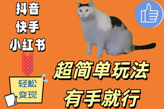 超简单玩法,有手就行,靠猫咪视频日入500+【揭秘】-知乎者也