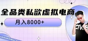 全品类私欲虚拟电商,月入8000+【揭秘】-知乎者也