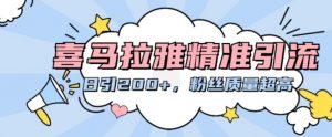 喜马拉雅精准引流,日引200+粉丝质量超高-知乎者也