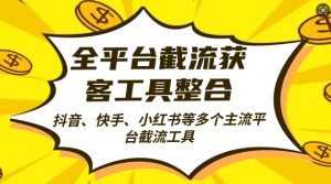 全平台截流获客工县整合全自动引流,日引2000+精准客户【揭秘】-知乎者也