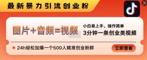 抖音最新暴力引流创业粉，3分钟一条创业类视频，24h轻松加爆一个500人精准创业粉群【揭秘】-知乎者也