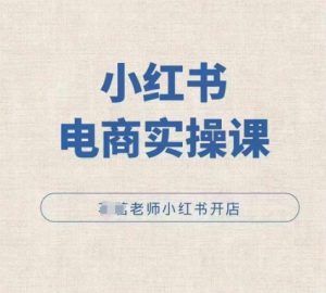 小红薯电商实操课，小红书开店实操必学课-知乎者也