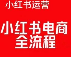红薯电商实操课,小红书电商全流程-知乎者也