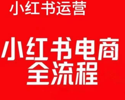 红薯电商实操课,小红书电商全流程-知乎者也