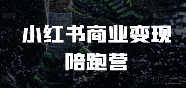 小红书商业变现陪跑营,小红书电商教程-知乎者也