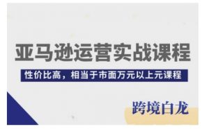亚马逊运营实战课程，亚马逊从入门到精通，性价比高，相当于市面万元以上元课程-知乎者也