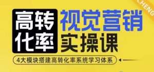 高转化率·视觉营销实操课,4大模块搭建高转化率系统学习体系-知乎者也
