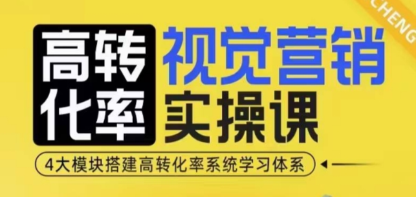 高转化率·视觉营销实操课,4大模块搭建高转化率系统学习体系-知乎者也