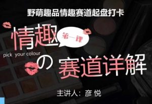 比高社群:情趣赛道训练营,野萌趣品情趣赛道起盘打卡,市场刚需项目-知乎者也