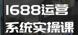 1688高阶运营系统实操课,快速掌握1688店铺运营的核心玩法-知乎者也