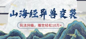 山海经异兽变装,玩法升级,播放轻松10万+-知乎者也
