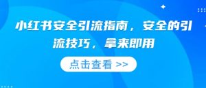 小红书安全引流指南,安全的引流技巧,拿来即用-知乎者也
