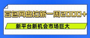 豆包网盘拉新,一周2k,新平台新机会-知乎者也