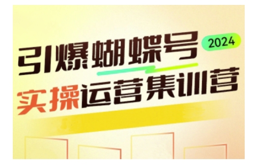 引爆蝴蝶号实操运营,助力你深度掌握蝴蝶号运营,实现高效实操,开启流量变现之路-知乎者也
