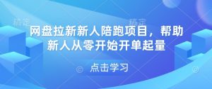 网盘拉新新人陪跑项目,帮助新人从零开始开单起量-知乎者也