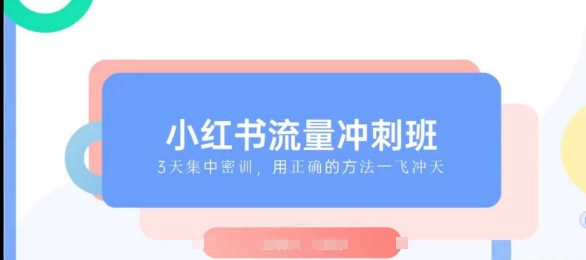 小红书流量冲刺班2025,最懂小红书的女人,快速教你2025年入局小红书-知乎者也