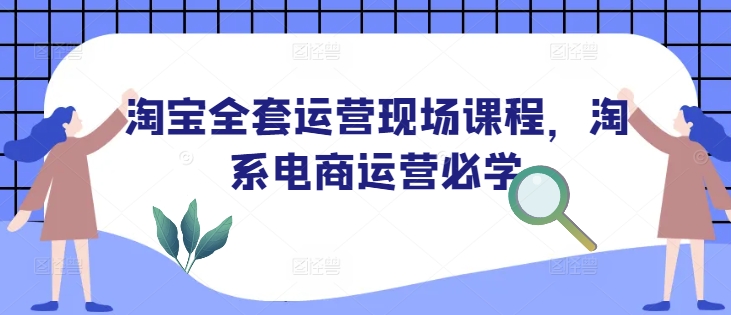 淘宝全套运营现场课程,淘系电商运营必学-知乎者也