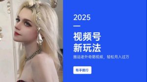 搬运老外奇葩视频,撸视频号分成计划收益,每天只需一小时,新手小白轻松月入过W-知乎者也