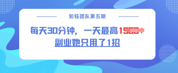 副业她只用了1招，每天30分钟，无脑二创，一天最高1.5k-知乎者也