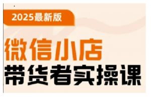 2025最新版微信小店带货者实操课，基础操作到高级运营技巧，快速上手-知乎者也