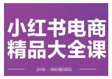 小红书电商精品大全课,快速掌握小红书运营技巧,实现精准引流与爆单目标,轻松玩转小红书电商(更新2月)-知乎者也
