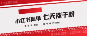 小红书商单2.0最新玩法，3天涨千粉单日变现多张-知乎者也