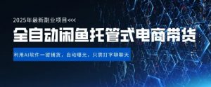 【闲鱼全自动电商带货】三年磨一剑，一朝露锋芒，长期稳定项目，单日稳定变现5张【揭秘】-知乎者也