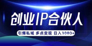云帆·创业ip合伙人打造3.0,从0到1教你做网创,实现月入过W-知乎者也