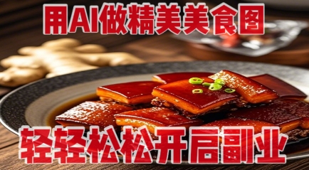 用AI做精美美食图,无需专业设备拍摄,轻轻松松开启副业-知乎者也