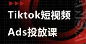 Ads视频投放课,tiktok短视频广告投放课-知乎者也