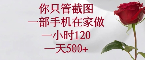 你只管截图,一部手机在家做,苹果安卓都可以,一小时120,一天5张+【揭秘】-知乎者也