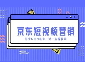 京东短视频营销项目,专业MCN机构一对一实操教学-知乎者也