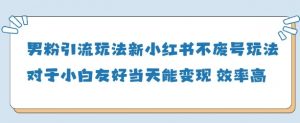 男粉引流玩法(新)，玩法友好做的好当天就能变现-知乎者也
