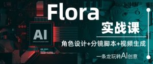 Flora实战课:角色设计+分镜脚本+视频生成,一条龙玩转AI创意-知乎者也